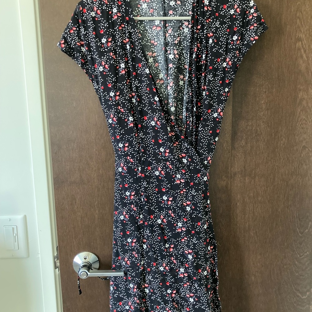 Floral V-Neck Dress
